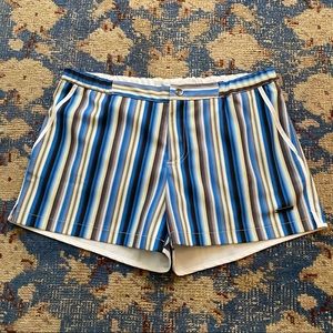 Parke & Ronen Striped Swim Trunks 30